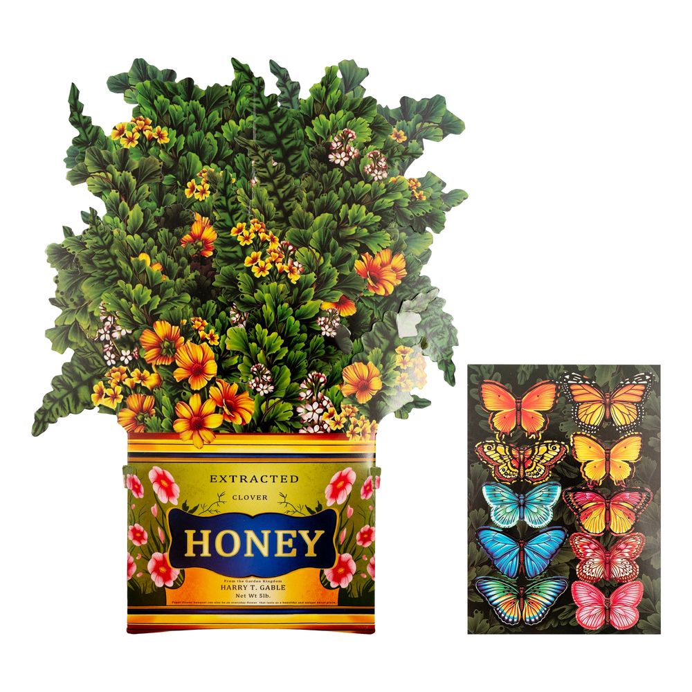 Pop Up-kort Blommor