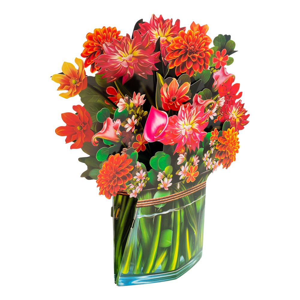 Pop Up-kort Blommor