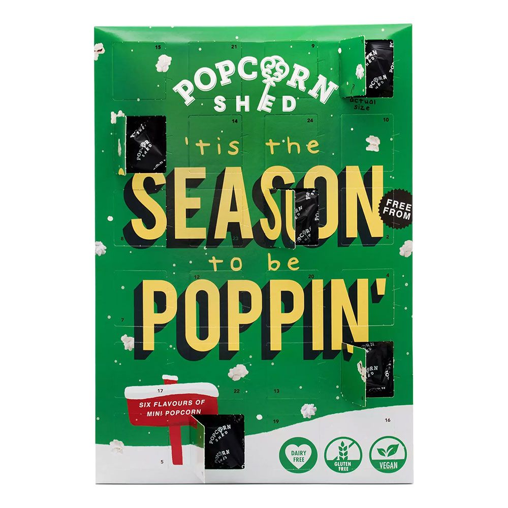 Popcorn Shed Vegansk Popcorn Julekalender
