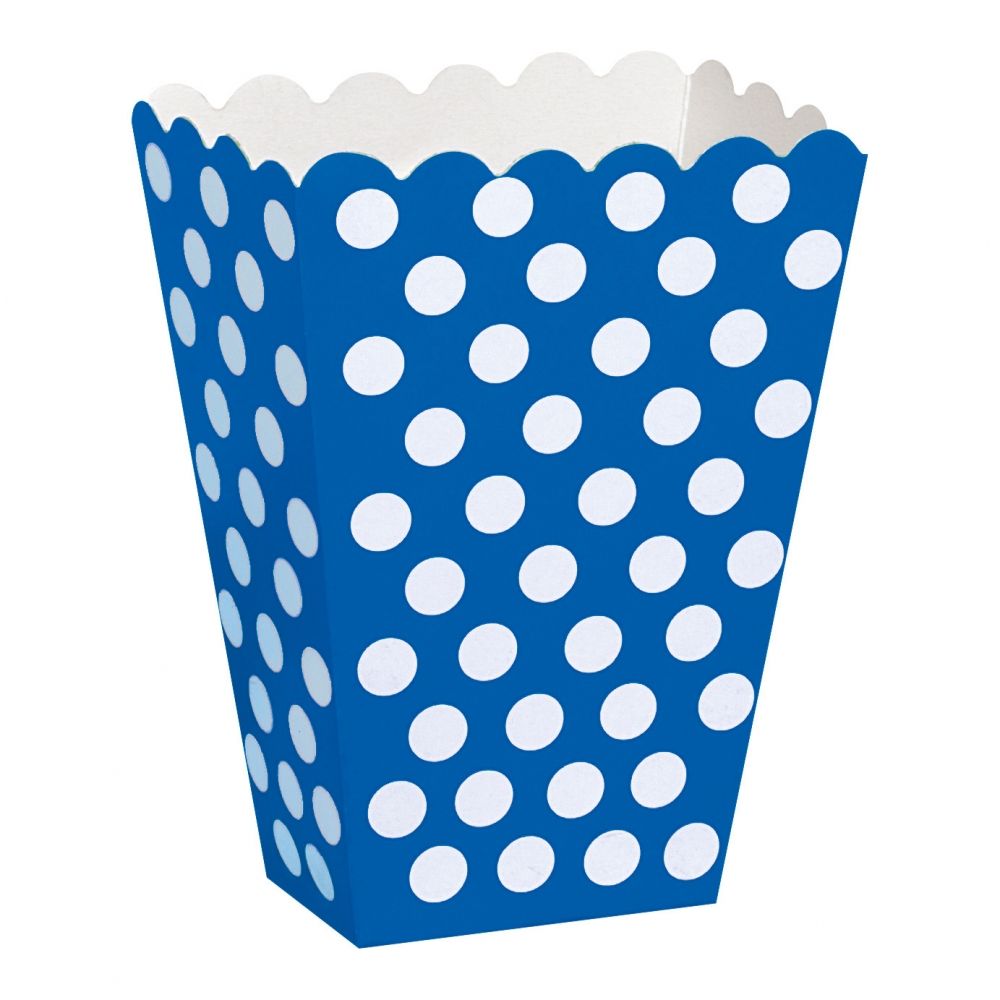 Popcorn-kupit Siniset Pilkulliset