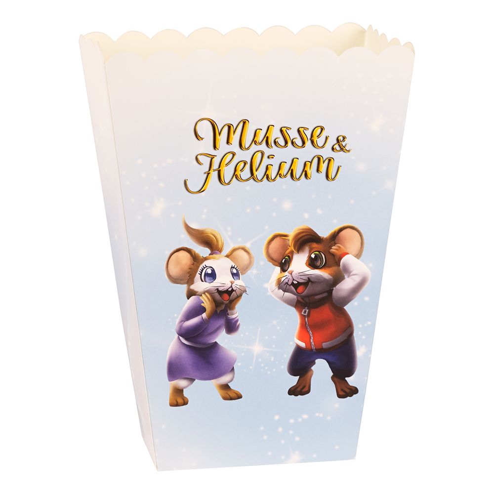 Popcornbägare Musse & Helium