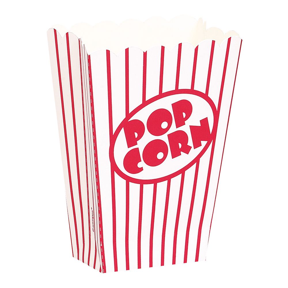 Popcornbegere Rød/Hvit/Stripete
