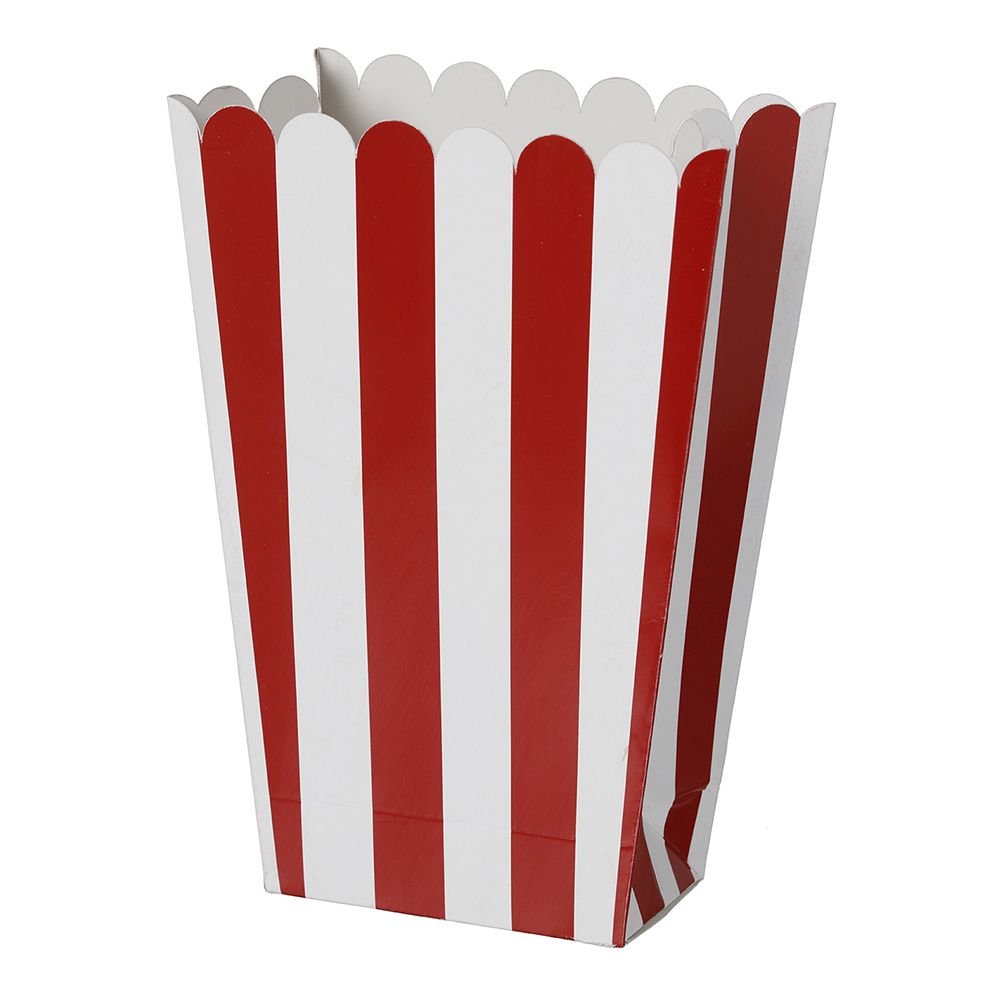 Popcornrasia Puna- & Valkoraidallinen