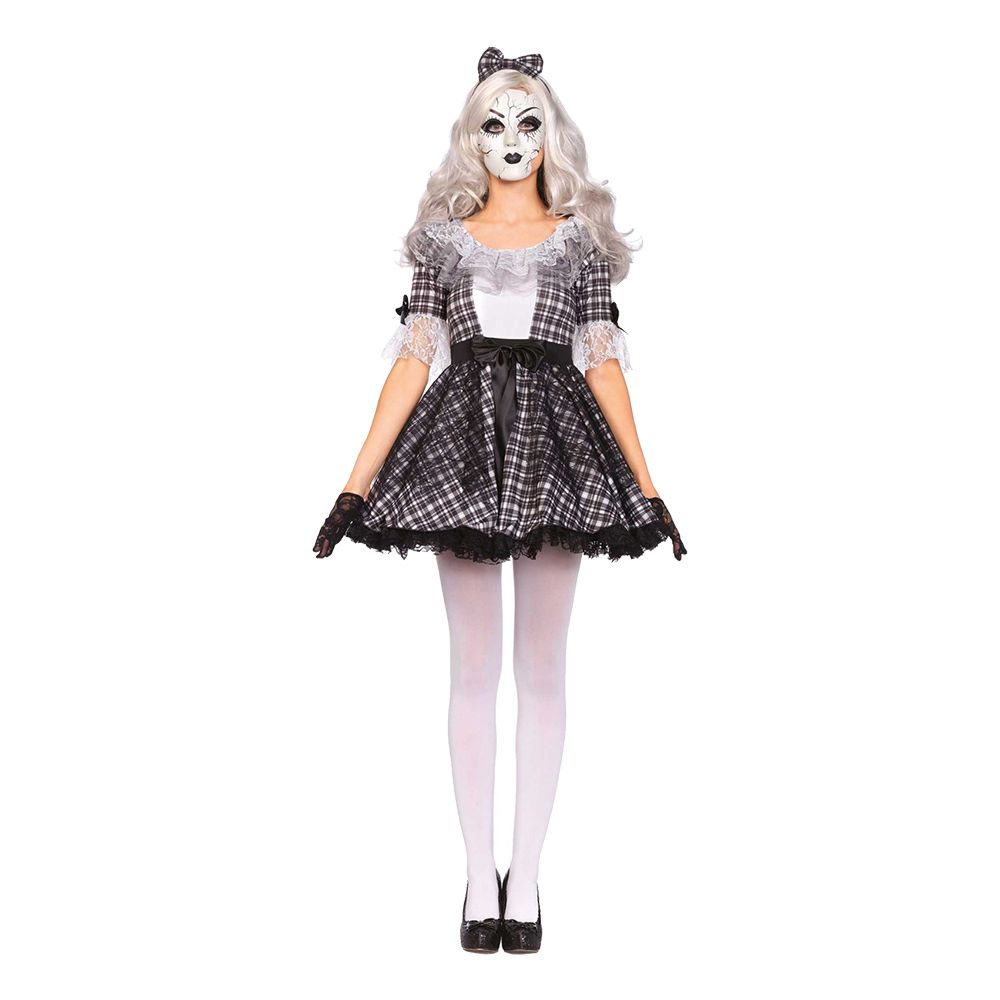 Porselensdukke Halloween Deluxe Kostyme