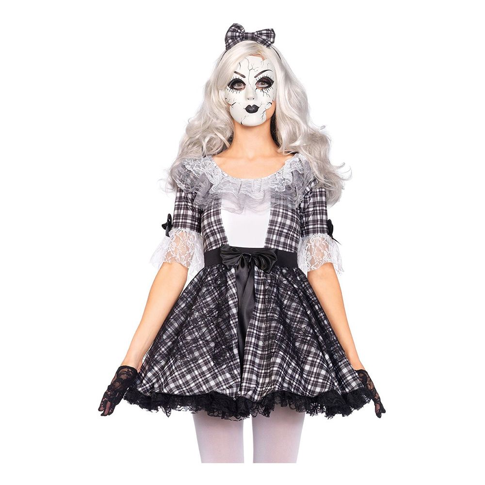 Porselensdukke Halloween Deluxe Kostyme