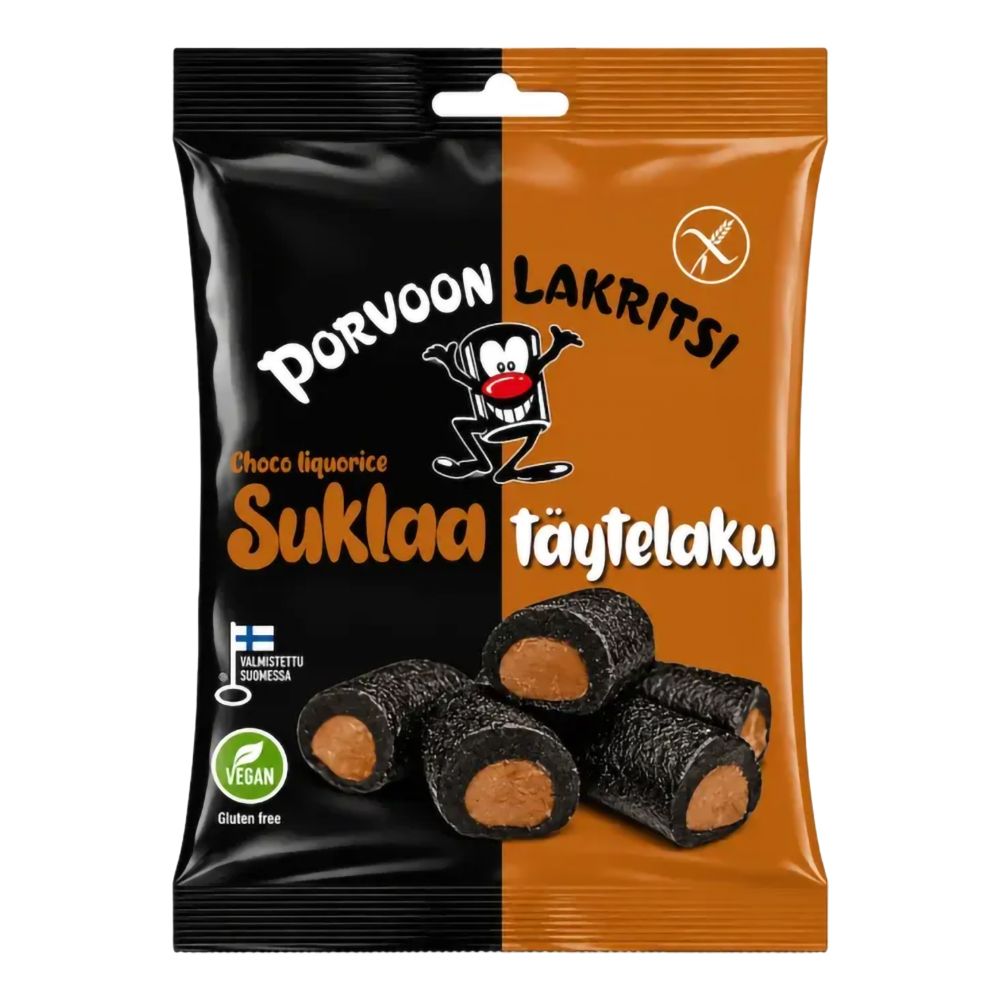 Porvoon Lakritsi Fyllda Lakritsbitar Choklad