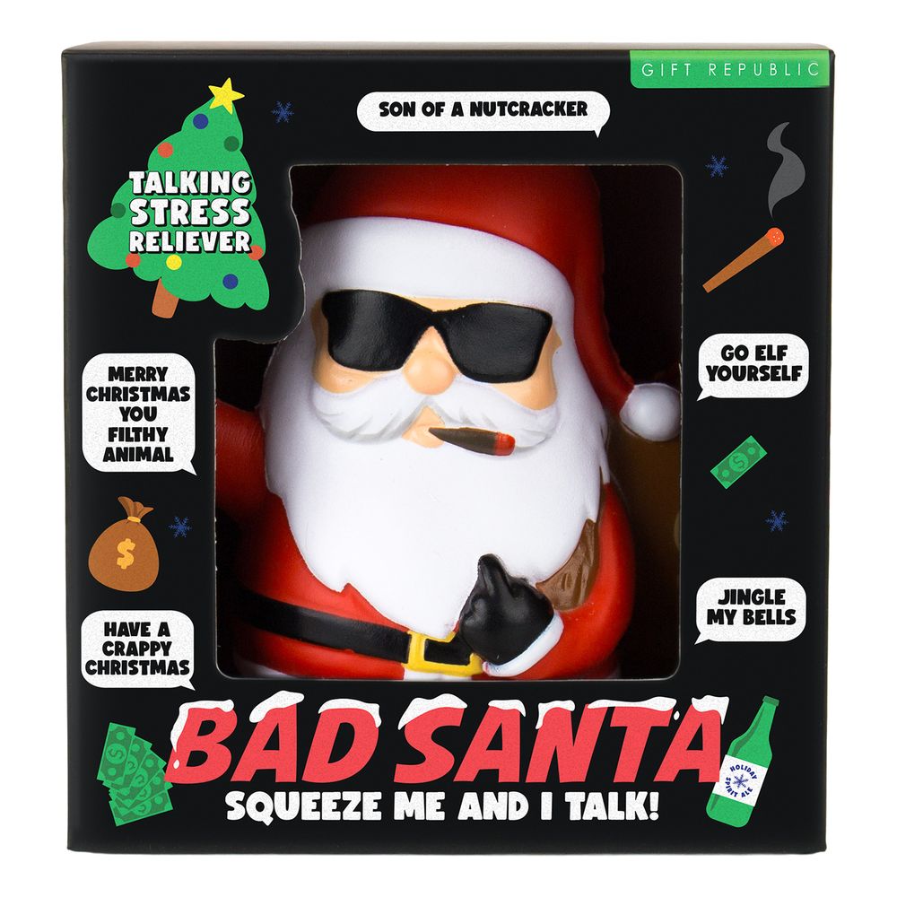 Puhuva Stressipallo Bad Santa