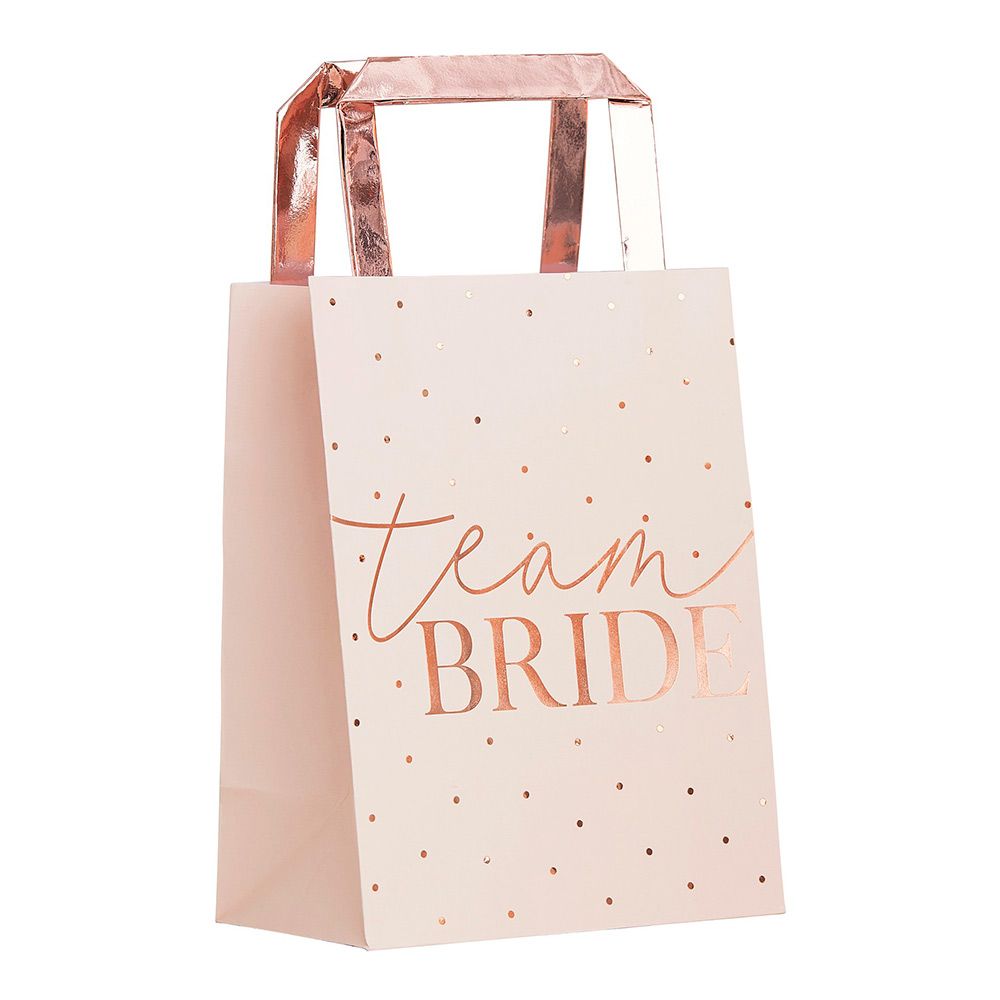 Presentpåse Team Bride Roséguld
