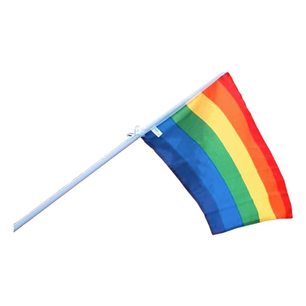 Pride Fasadeflagg med Stang