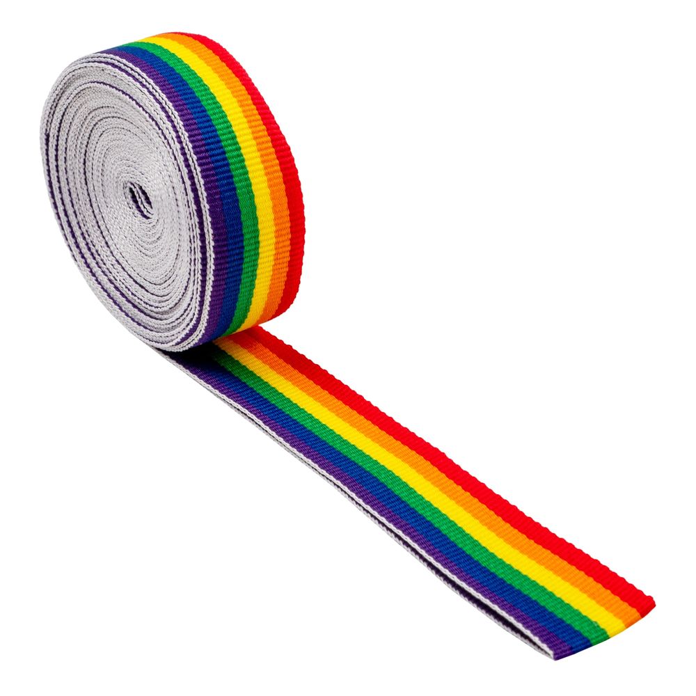 Pridefarvet Tekstilbånd