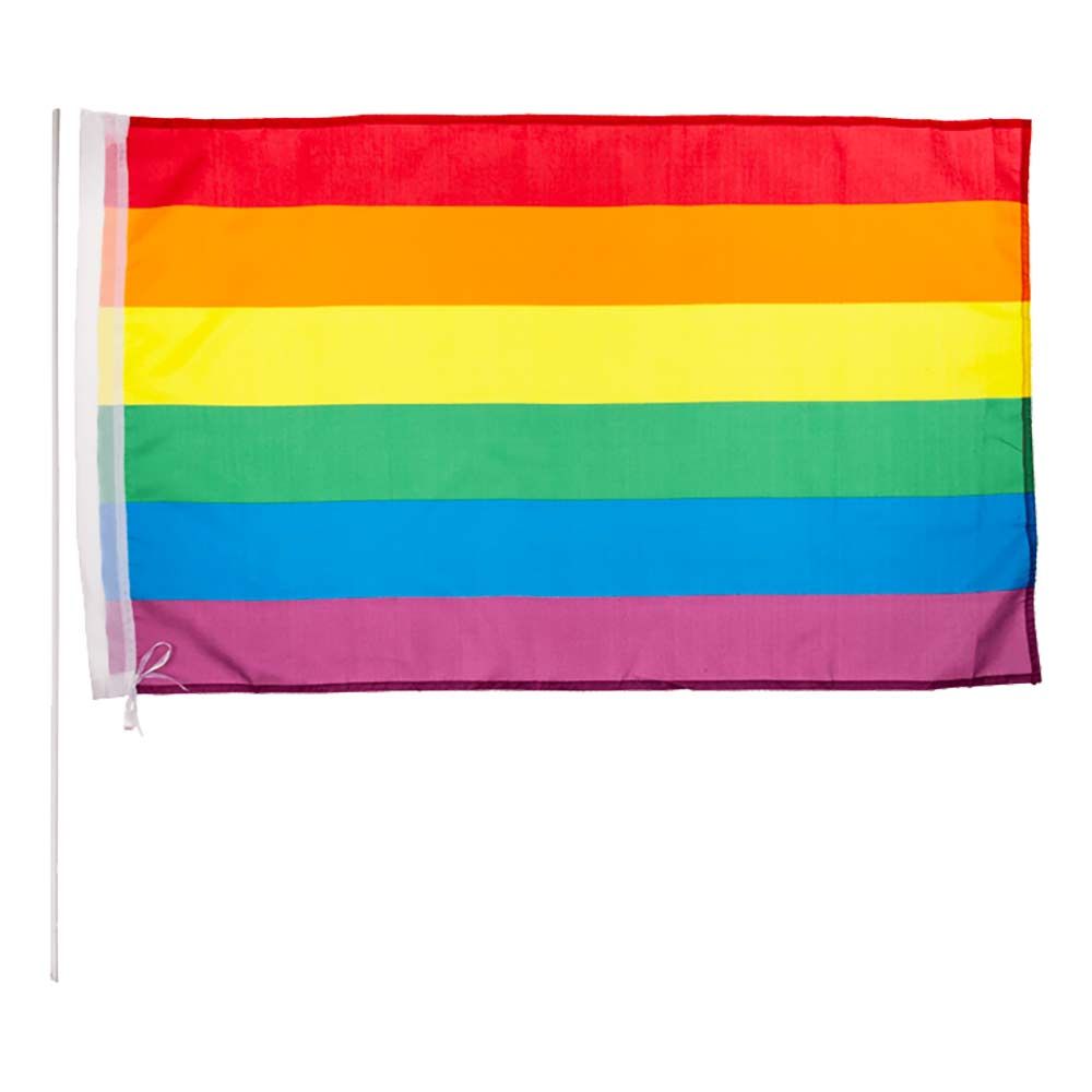 Prideflagg med Pinne
