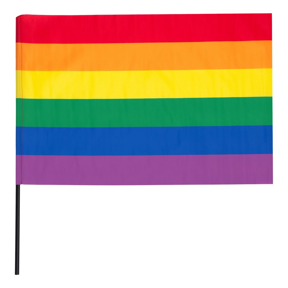 Prideflag på Pind