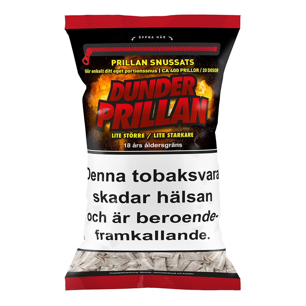 Prillan Snussats Dunderprillan Påse