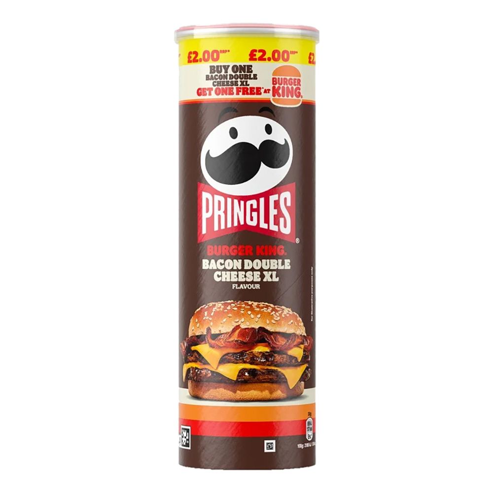 Pringles Burger King Bacon Double Cheese XL