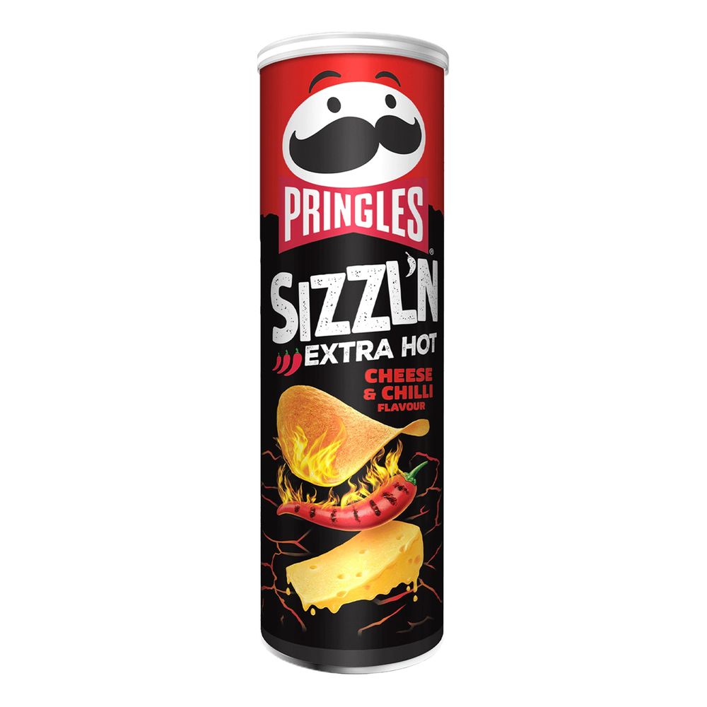 Pringles Sizzl'n Extra Hot Cheese & Chilli
