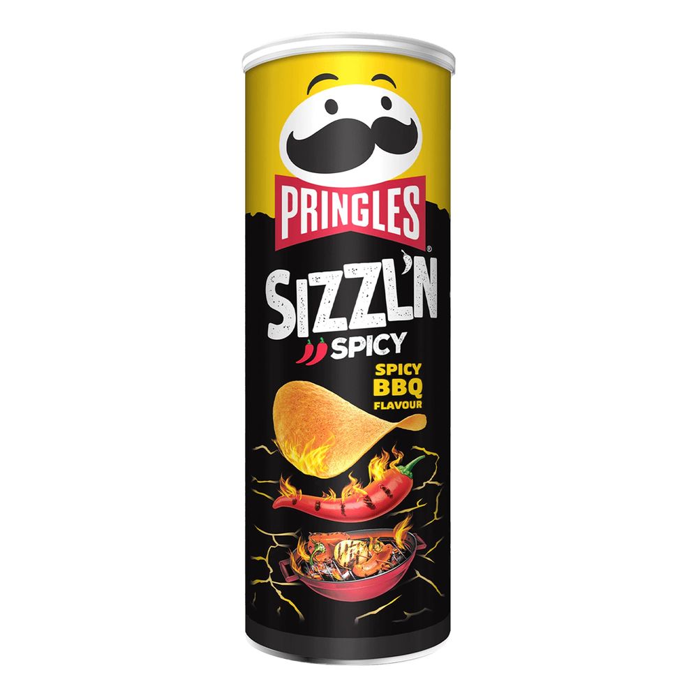 Pringles Sizzl'n Spicy BBQ