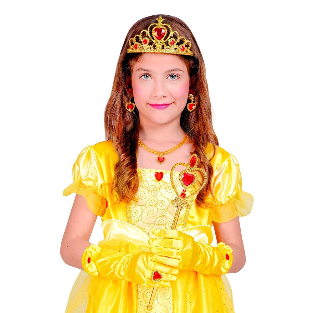 Prinsesse Tilbehørssett Gul for Barn