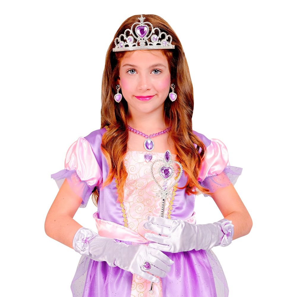Prinsesse Tilbehørssæt Lilla til Børn