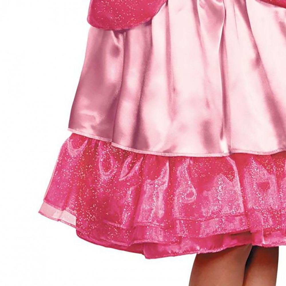 Prinsessan Peach Deluxe Maskeraddräkt