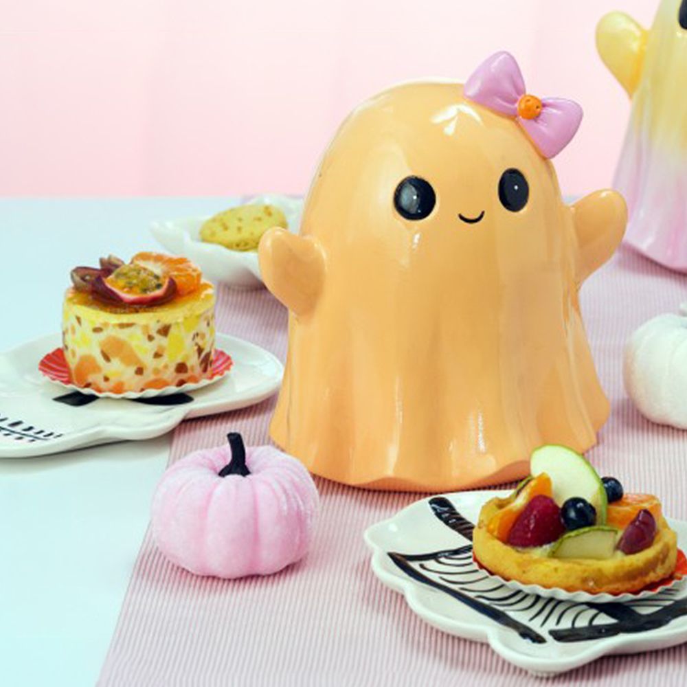 Pumpa Halloween i Velour Ljusrosa