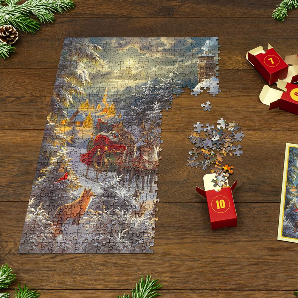 Puslespill Adventskalender Christmas Magic