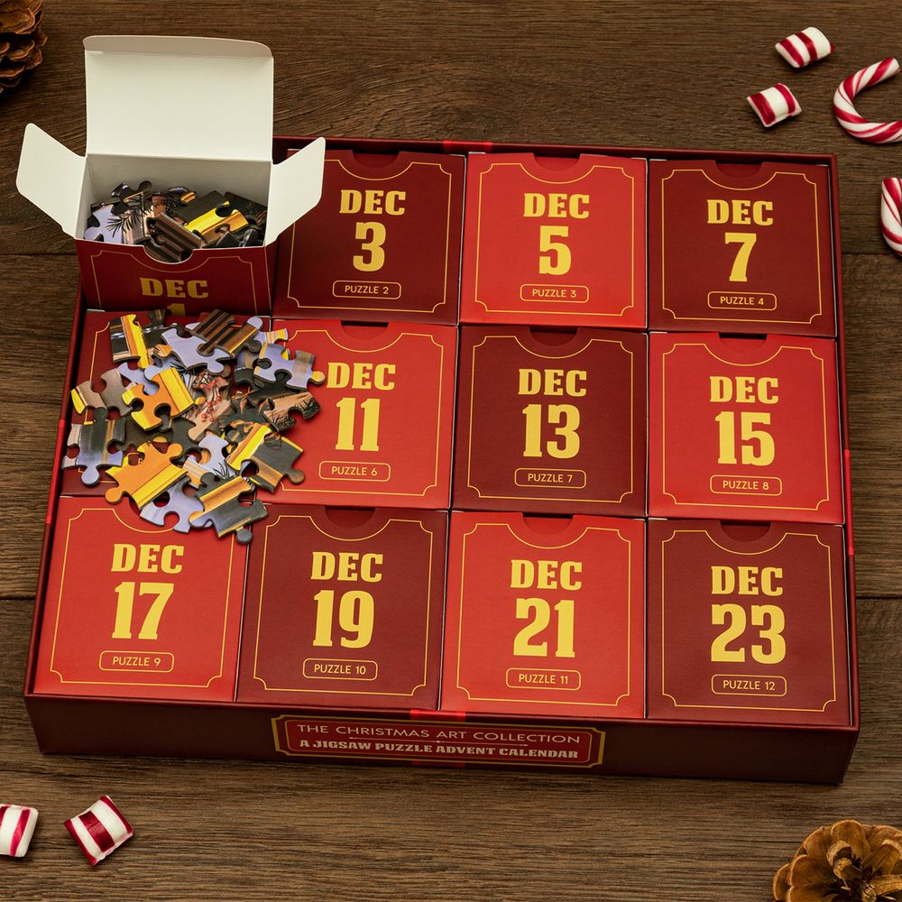 Puslespill Christmas Art Collection Adventskalender