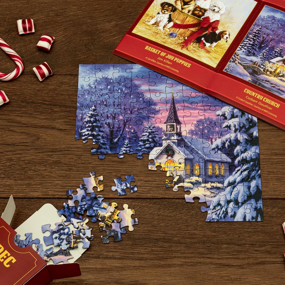 Puslespill Christmas Art Collection Adventskalender