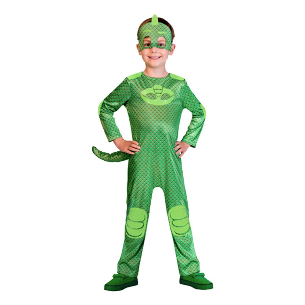 Pyjamashjältarna Gekko Budget Barn Maskeraddräkt