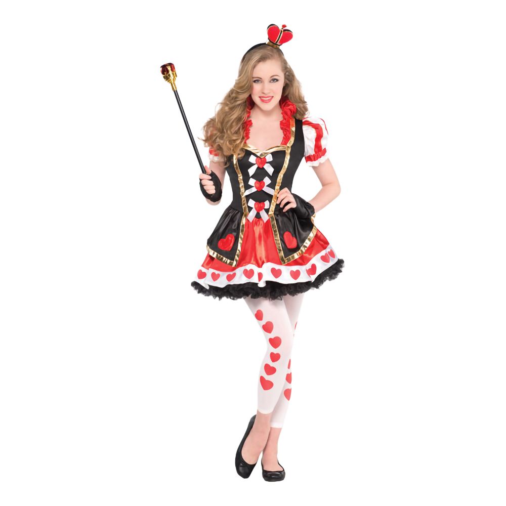 Queen of Hearts Teen Kostyme