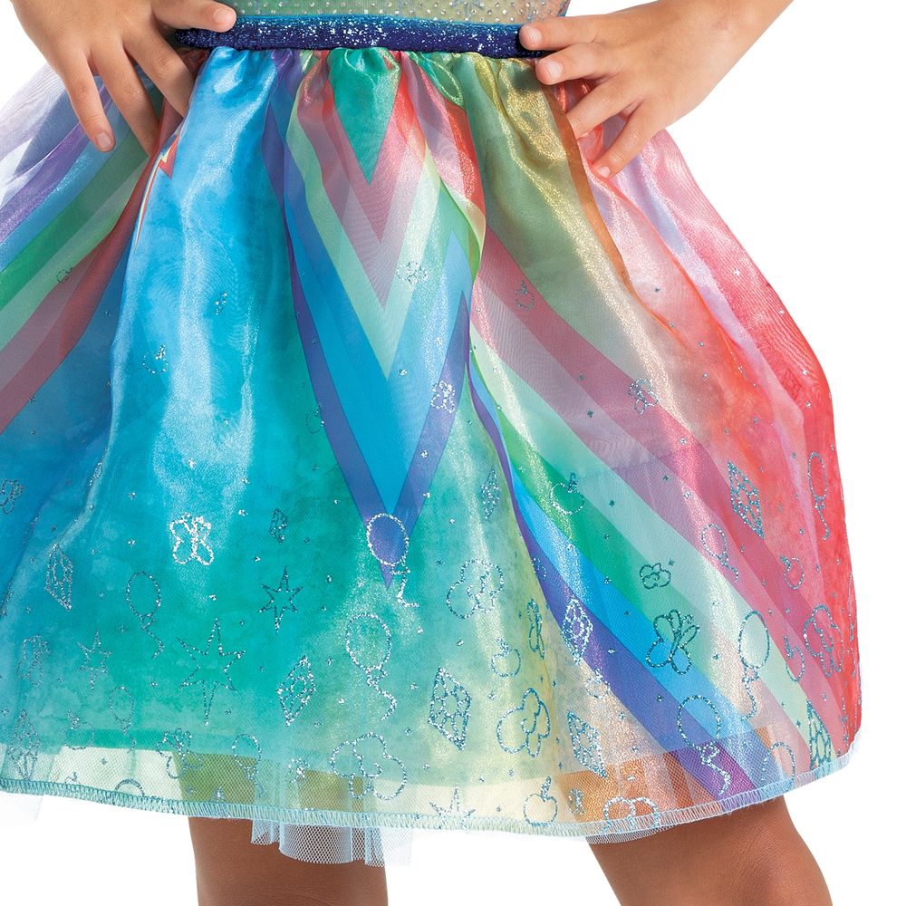 Rainbow Mekko Lasten Naamiaisasu