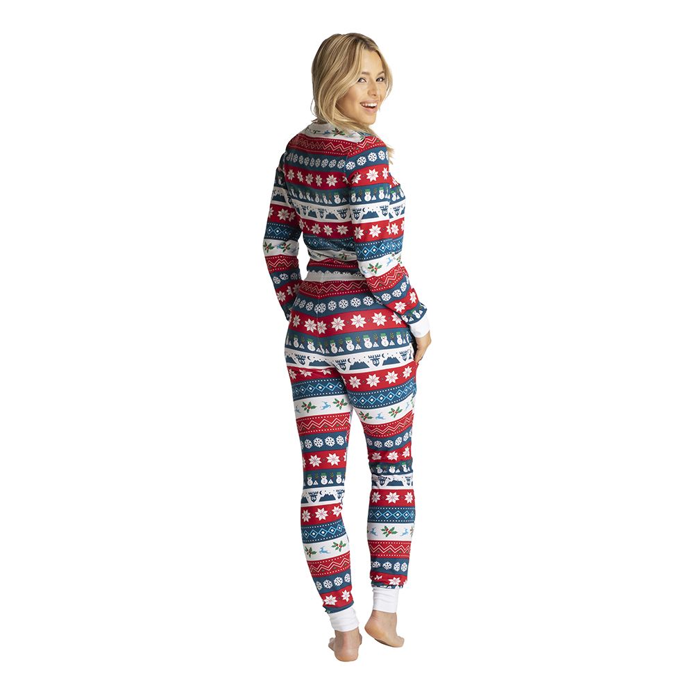 Randig Julpyjamas Dam