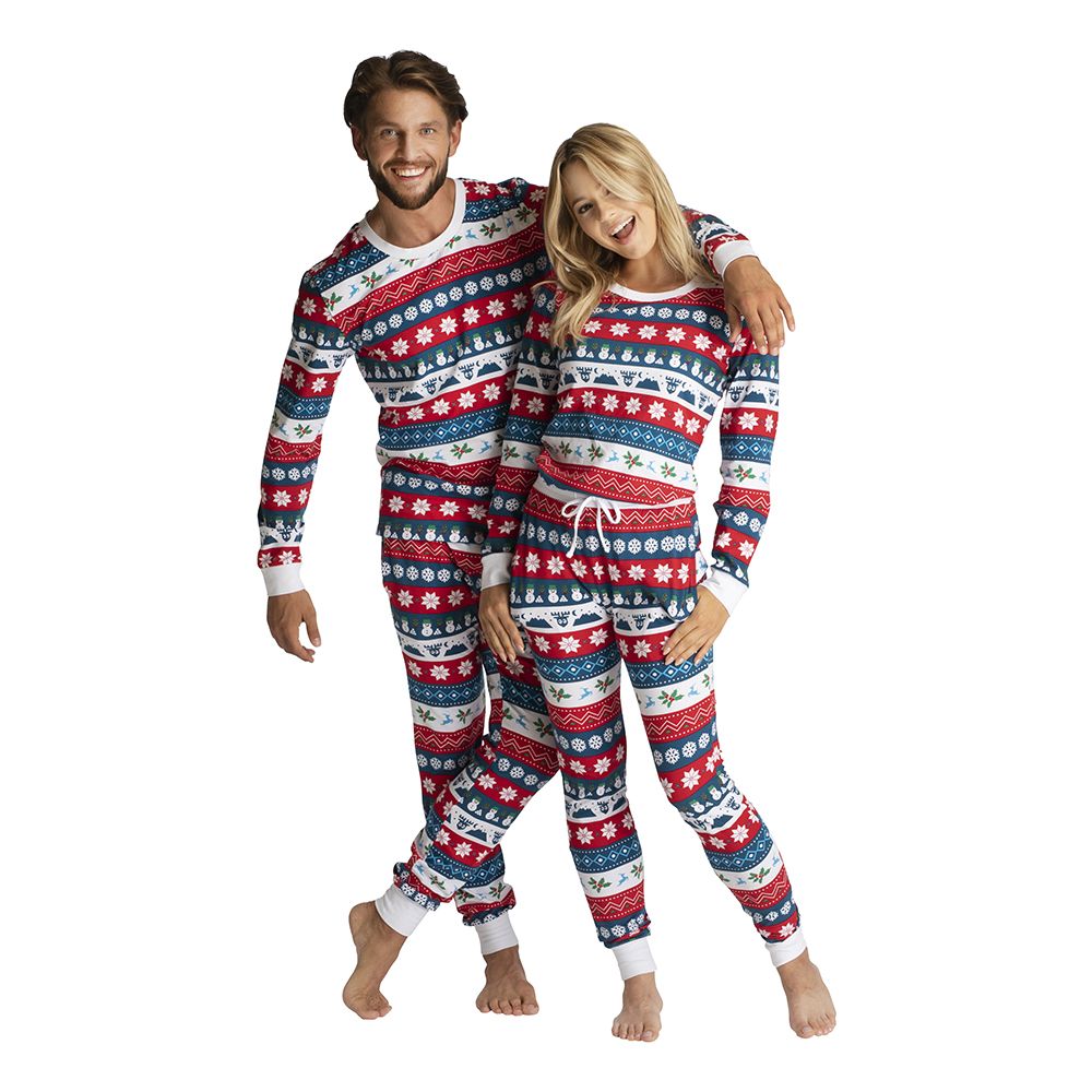 Randig Julpyjamas Dam