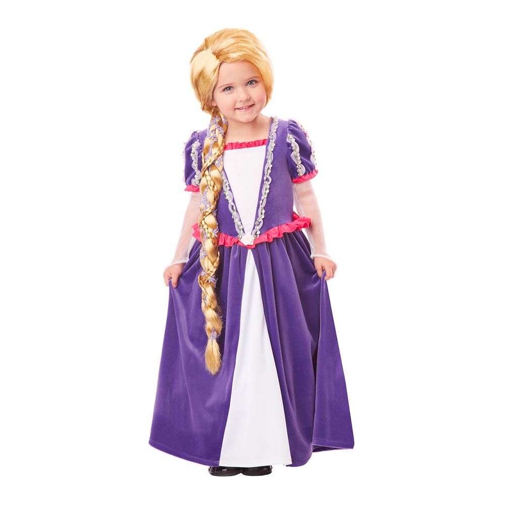 Rapunzel Parykk for Barn