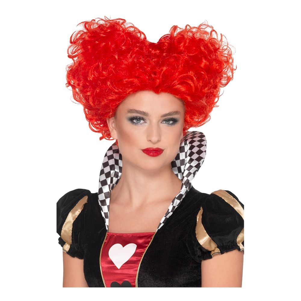 Red Queen Hjerteformet Parykk