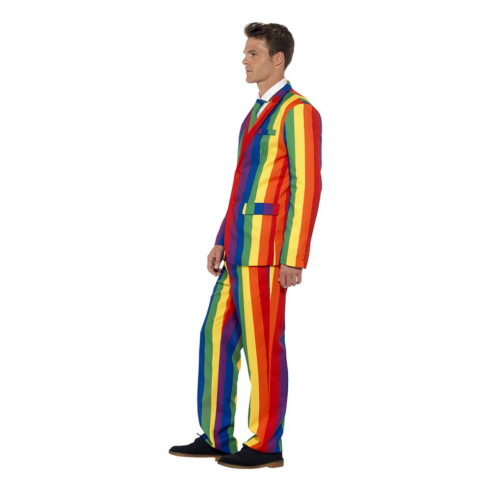 Regnbuefarget Dress Drakt