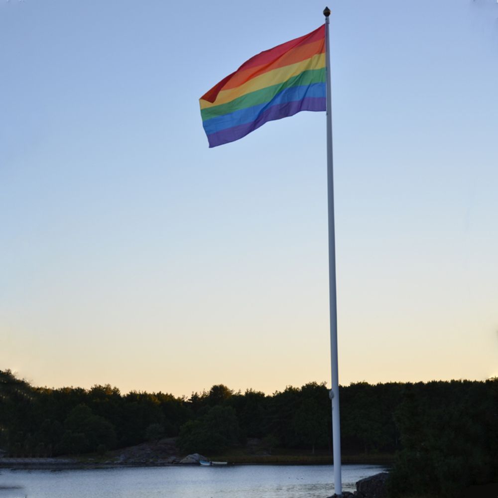 Prideflagg til Flaggstang
