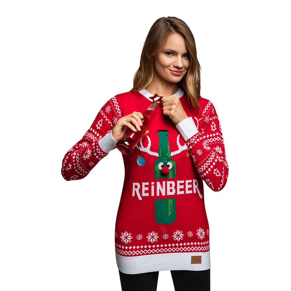 Reinbeer Punainen LED Joulupaita