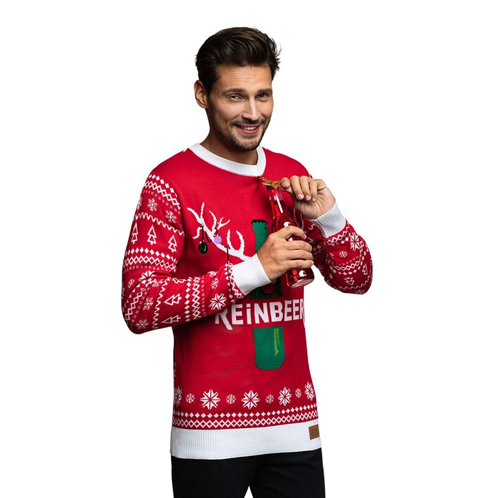 Reinbeer Punainen LED Joulupaita
