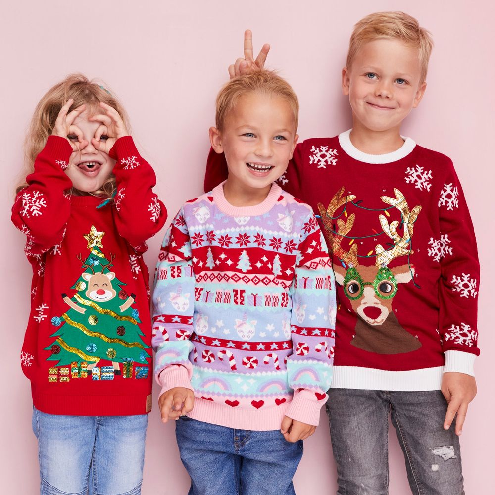 Ren i Julgran Jultröja för Barn
