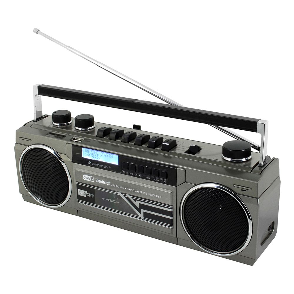 Retro Boombox med Bluetooth