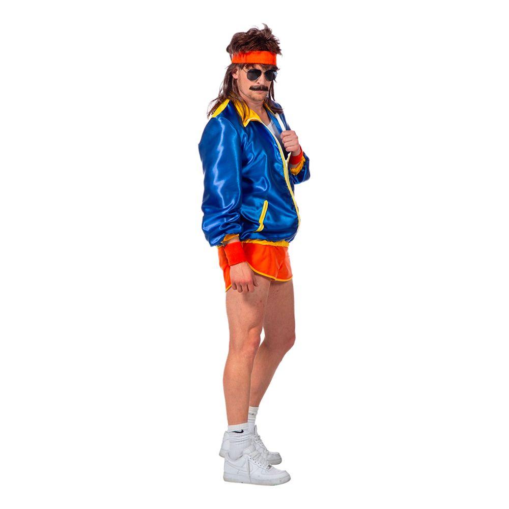 Retro Disco Rollerskater Herrekostume
