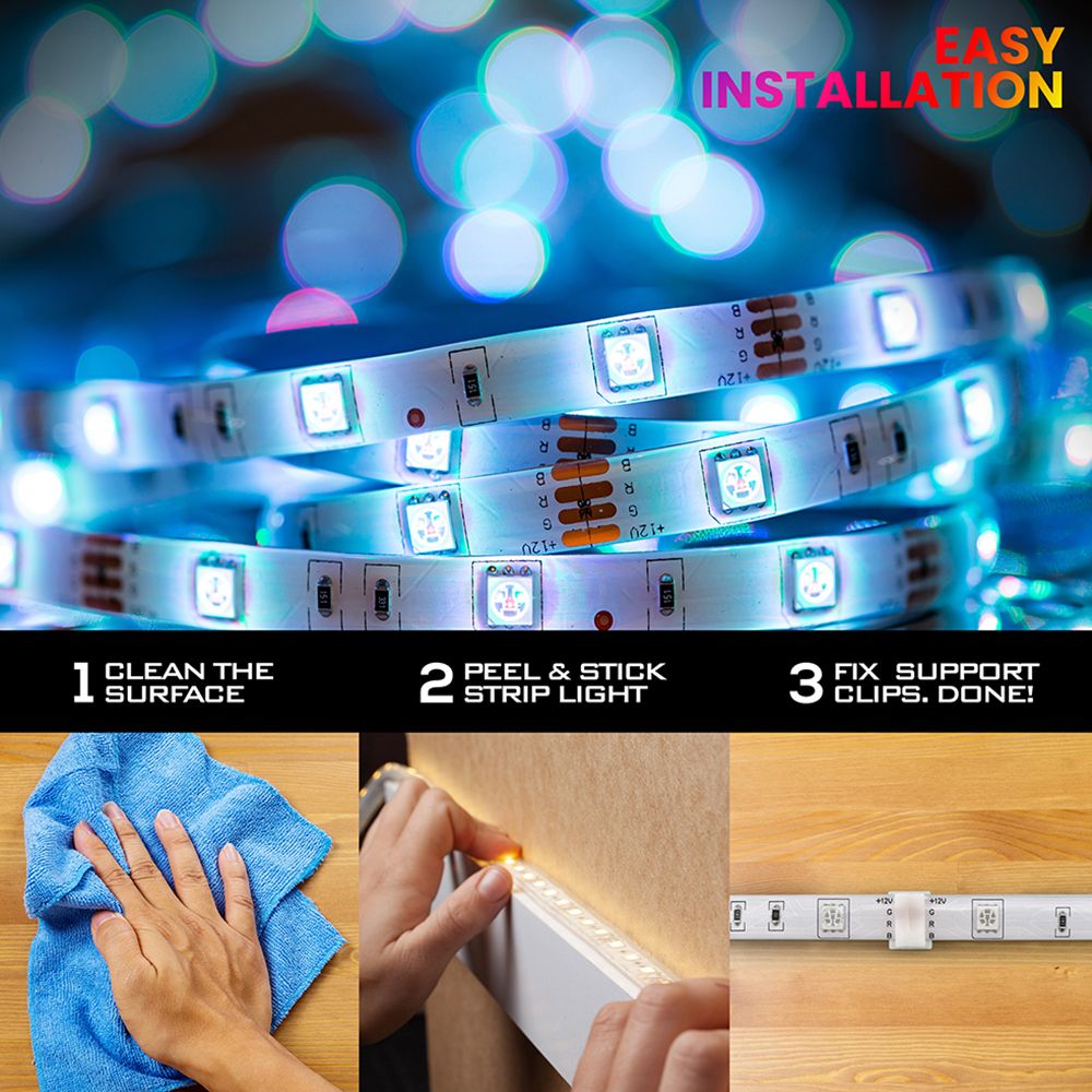 RGB LED Lysslynge