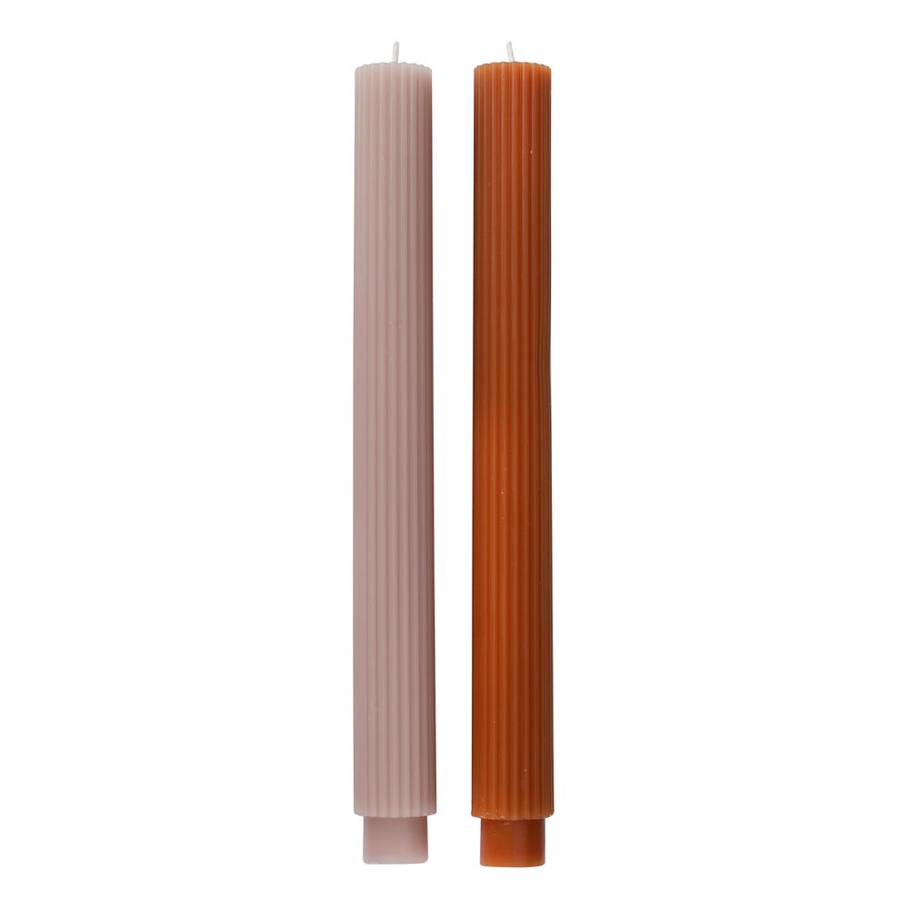 Ribbede Kronelys Beige/Brun