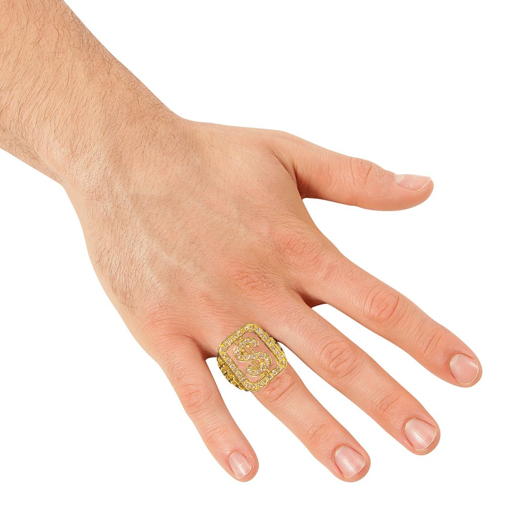 Ring med Dollartegn Guld