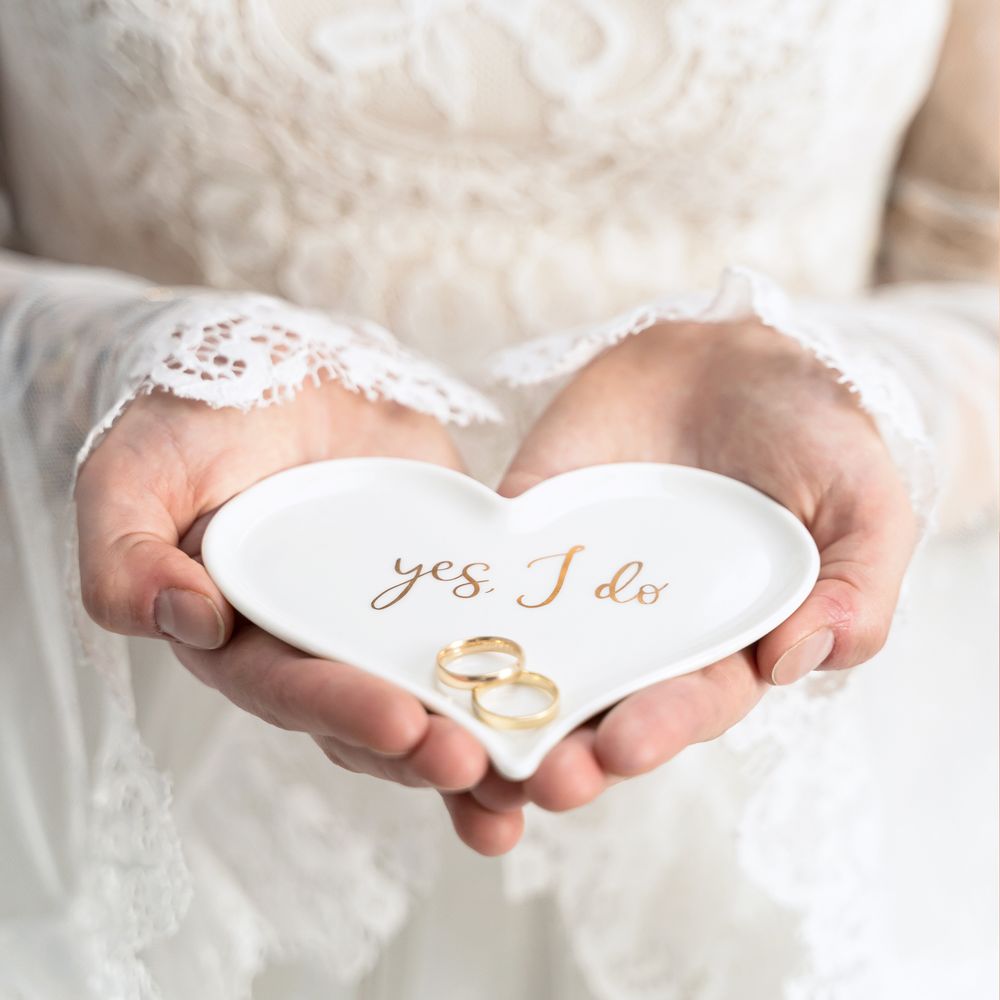 Ringfad i Porcelæn Yes I Do