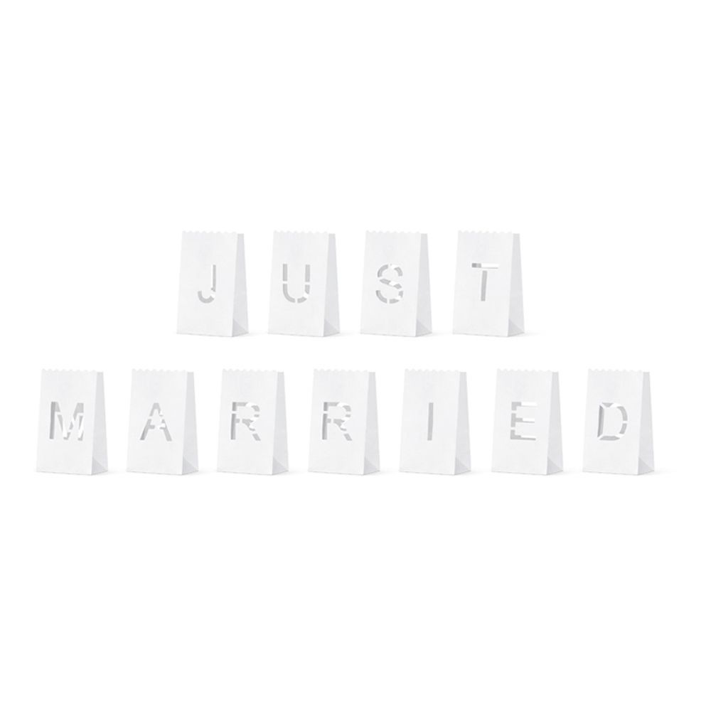 Papirlanterner Just Married