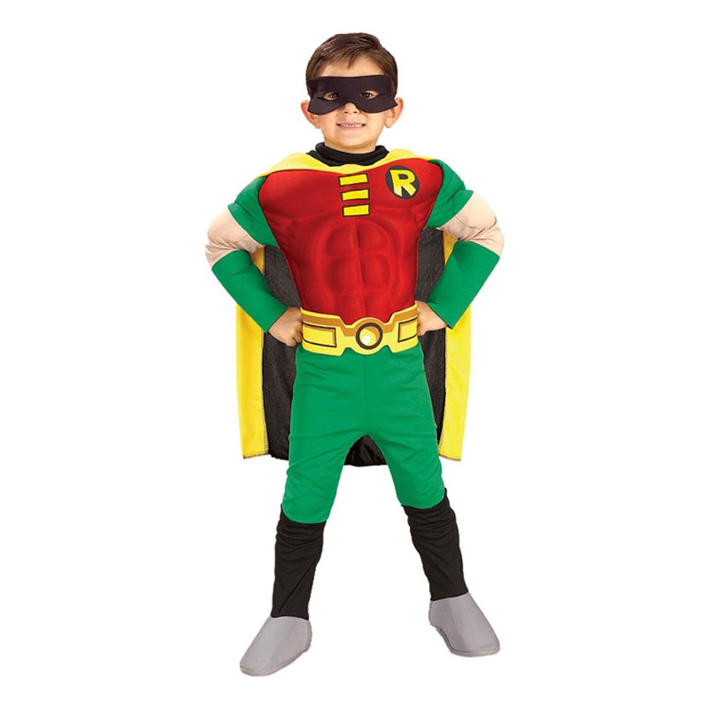 Robin med Muskler Børnekostume