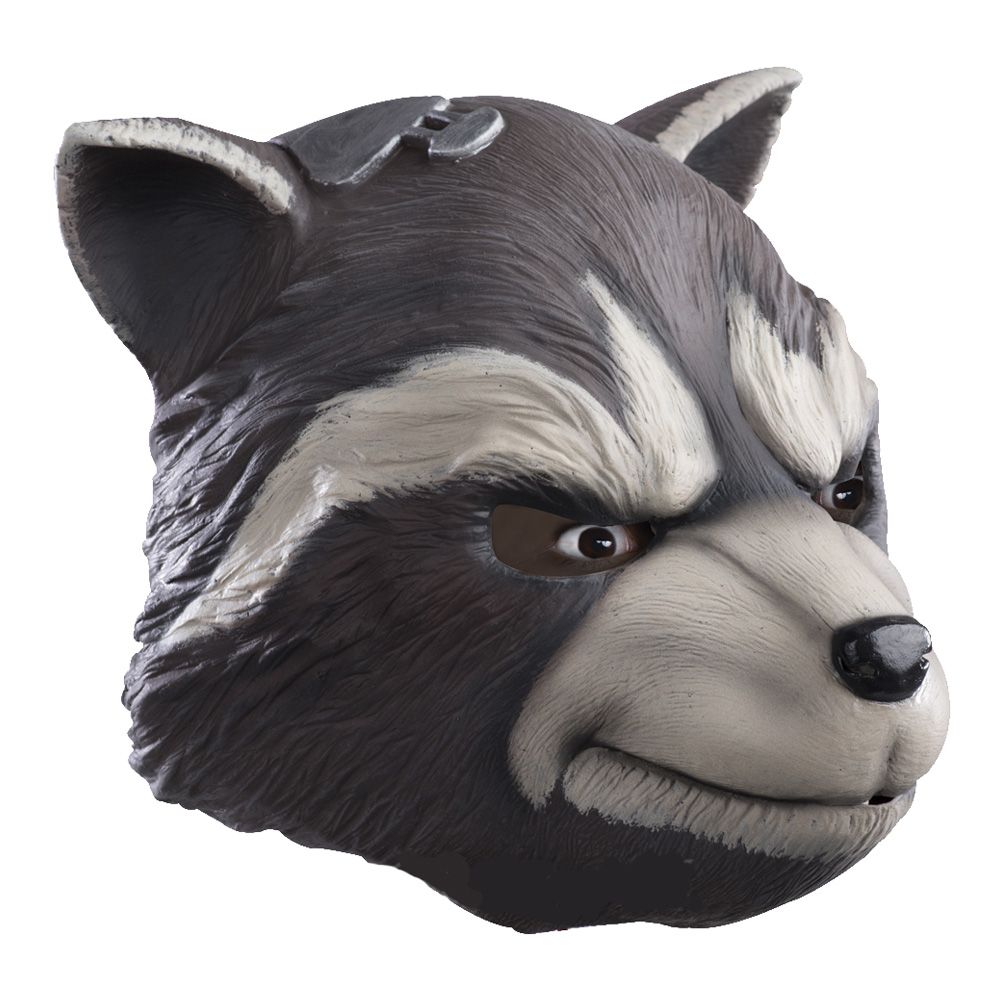 Rocket Racoon Smiling Mask Rocket Raccoon Deluxe Mask | Partykungen