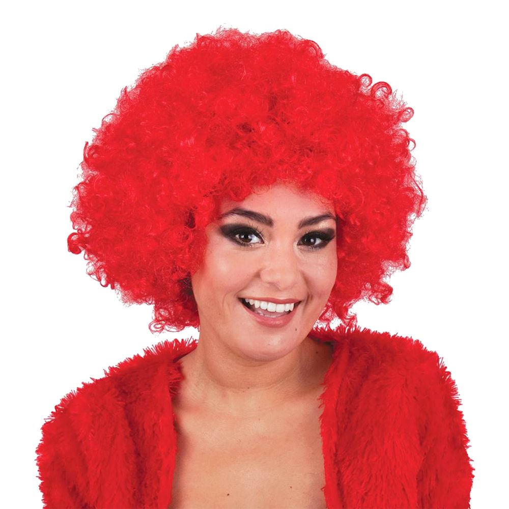 Rød Afroparykk
