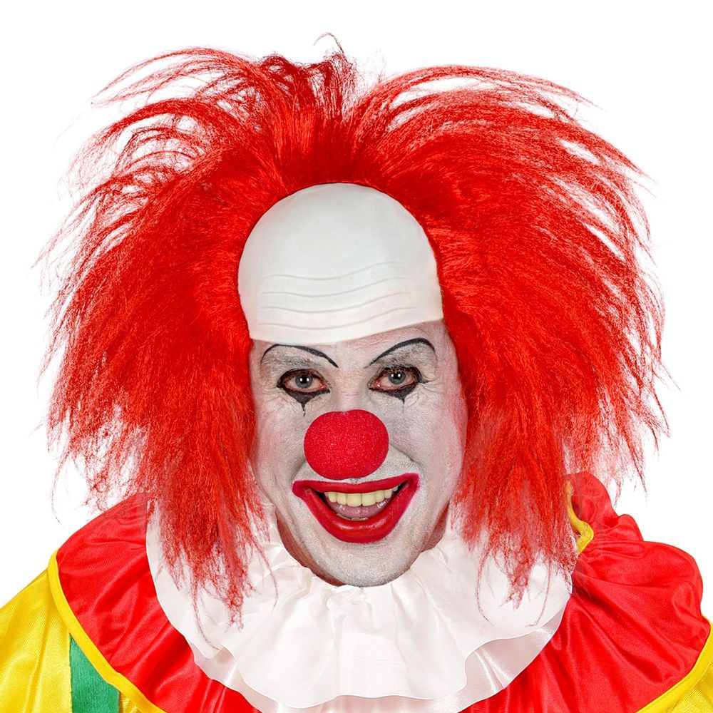 Röd Clownperuk med Flint